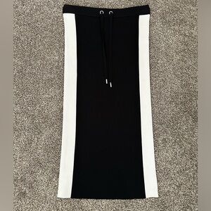 Michael Kors Black and White Pencil Skirt